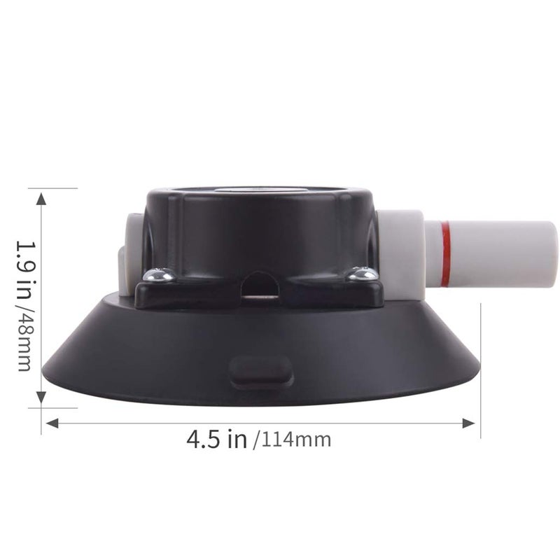 IMT 4.5" Vacuum Suction Cup Mounting Base with 1/4"-20 Female Thread, Air Pump Car Camera Suction Holder, Glass Sucker/Car Sucker for Camera - Image 3